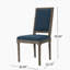 Chaise en tissu-470284599
