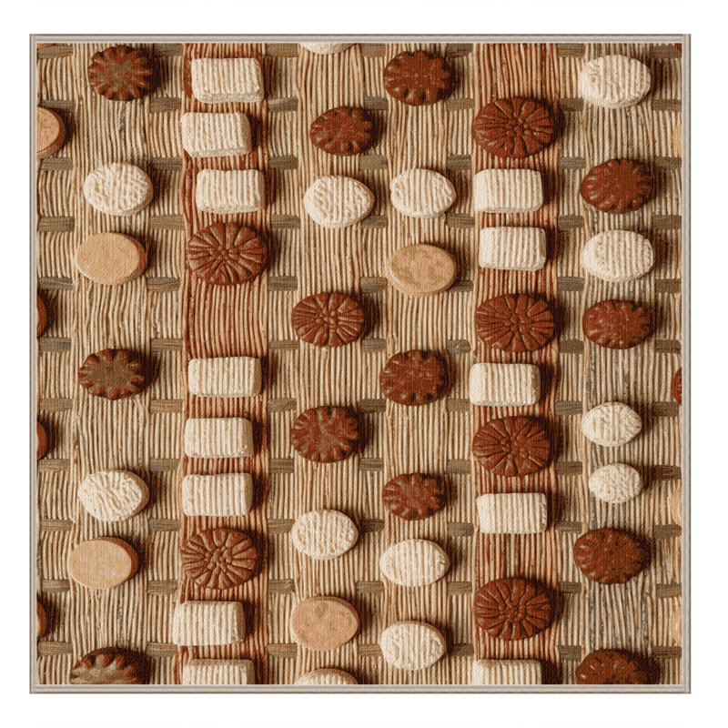  Tapis lavable avec gâteaux de riz et desserts, Carré 4 pi