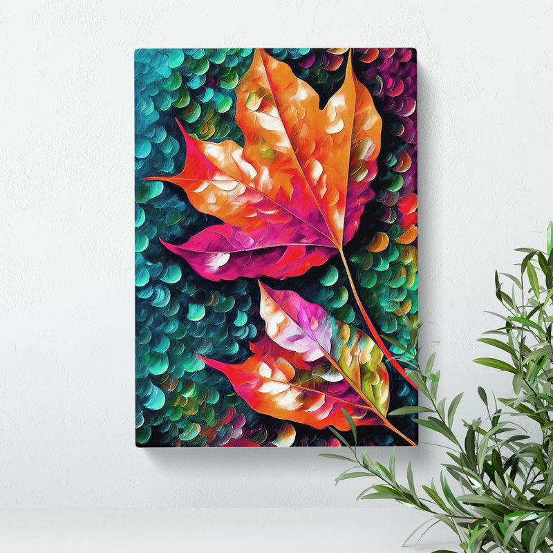 Leaves Of Portrait No.4 - Wrapped Canvas, 50cm H x 35cm W x 3cm D