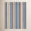 Edeline Blue Cream Gray Hand-Woven Striped Rug