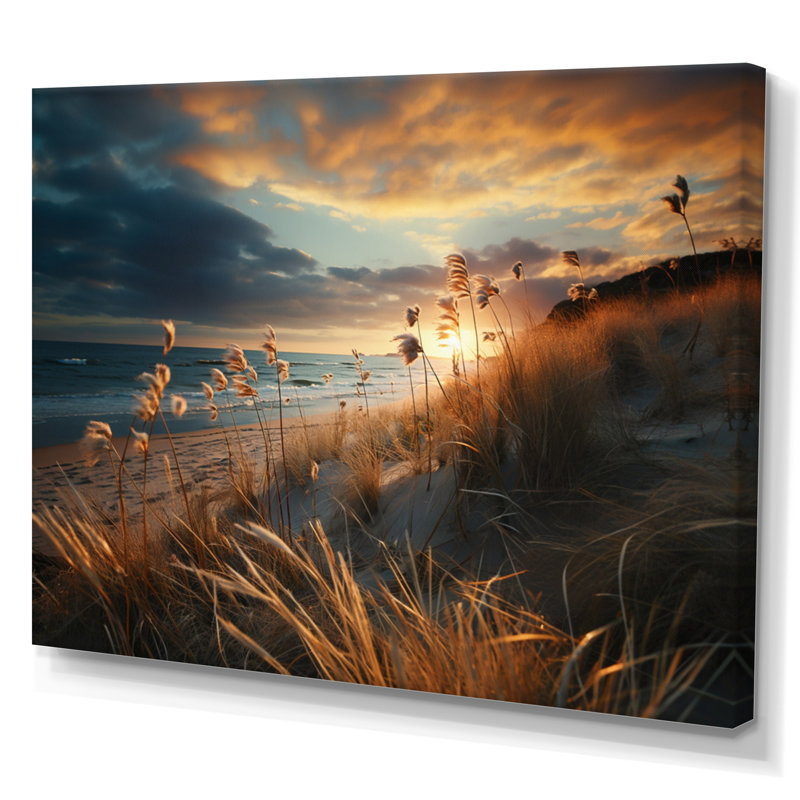 Golden Sands A Envoûtant VII sur toile, H 24 po x l 32 po, Toile tendue