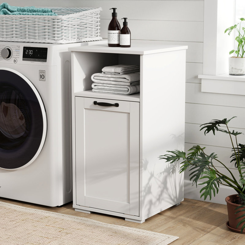 Laundry Cabinet ,With 1 Removable Liner Bags