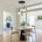 3-Light Cluster Pendant Lamp With Hammered Glass