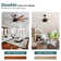8-Blade Ceiling Fan With Light, Remote Control, Reversible DC Motor and Timer Setting