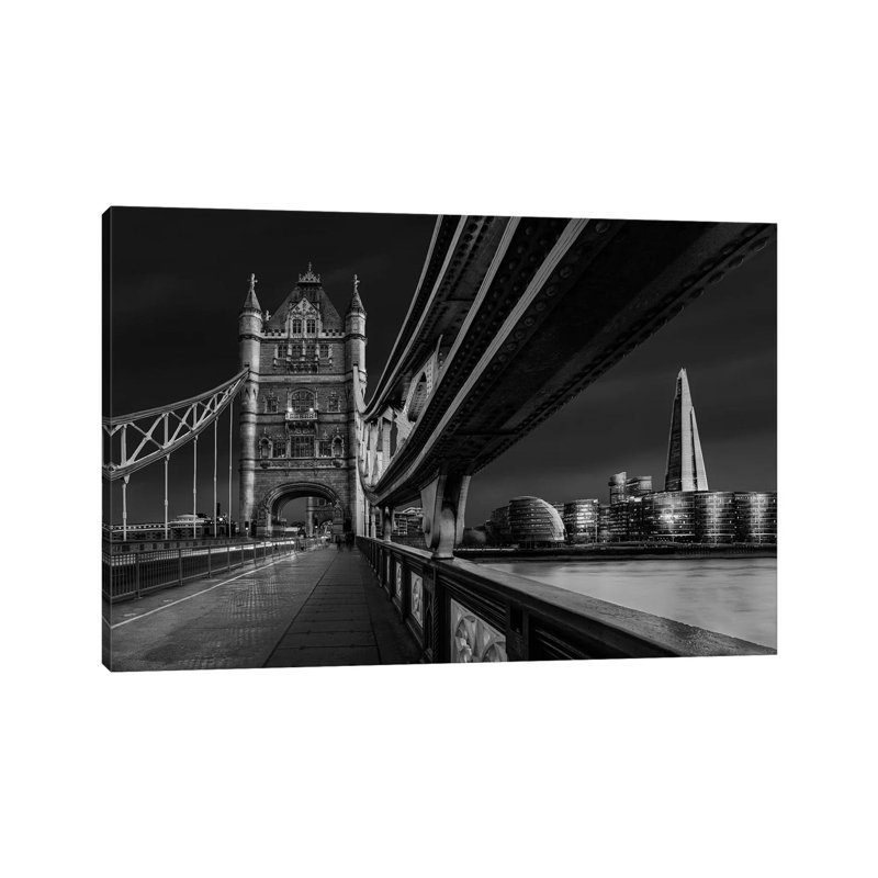 London Skyline 1 Piece Wrapped Canvas Wall Art, 101.6 cm H x 66.04 cm W x 3.175 cm D
