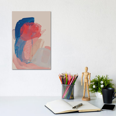 Inhale Exhale Abstract by Morgan Harper Nichols - Wrapped Canvas Painting