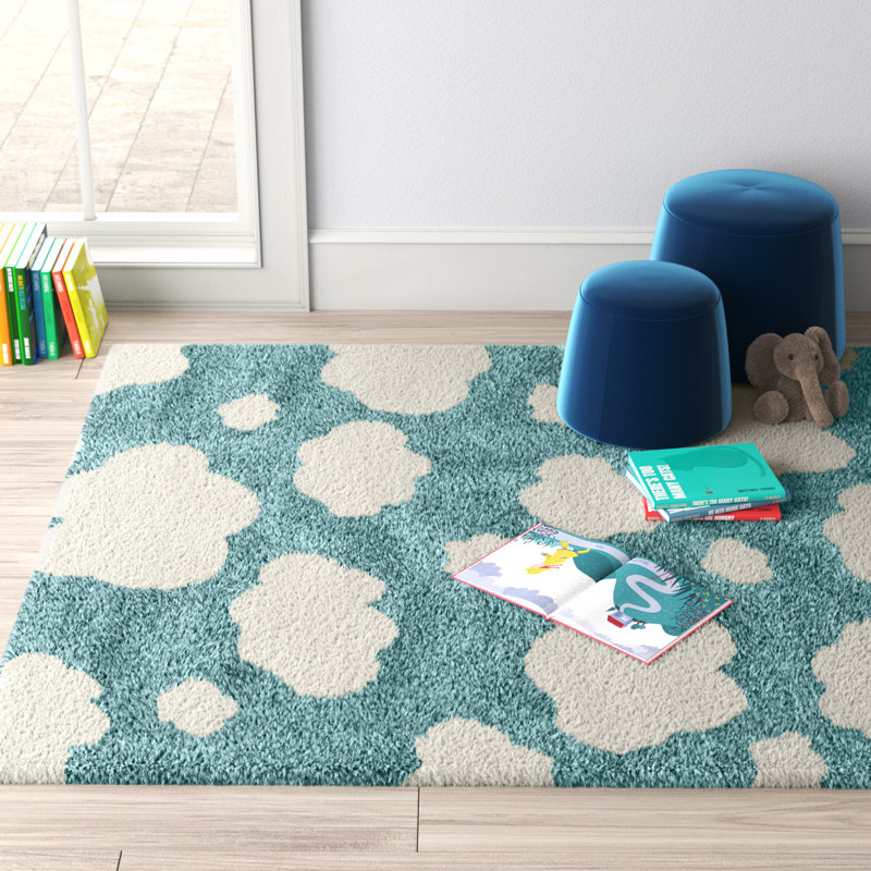 Tapis à poils longs Primland, Rose, Rectangle 3 pi 11 po x 5 pi 7 po