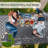 8x10ft Waterproof Reversible Outdoor Rug, Gray & White Modern Geometric Diamond Design Collapsible Plastic Straw Mat, Easy Clean Durable Portable Carpet With Carry Bag For RV Deck Porch Balcony Camping Picnic Beach-1106569340-1106569330