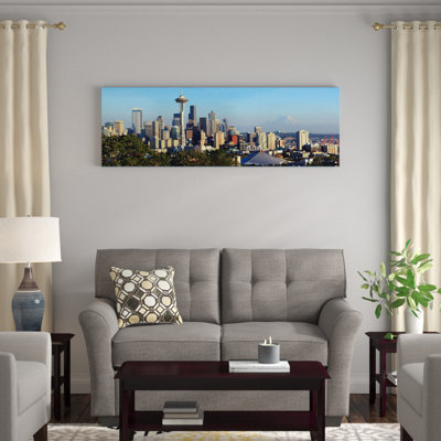 " Seattle City Skyline With Mt. Rainier In The Background, King County, Washington State, USA 2010 "