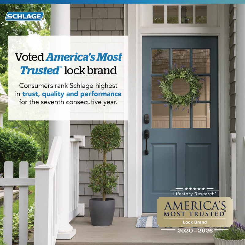 Andover Knob with Addison Trim Hall and Closet Lock, Satin Nickel
