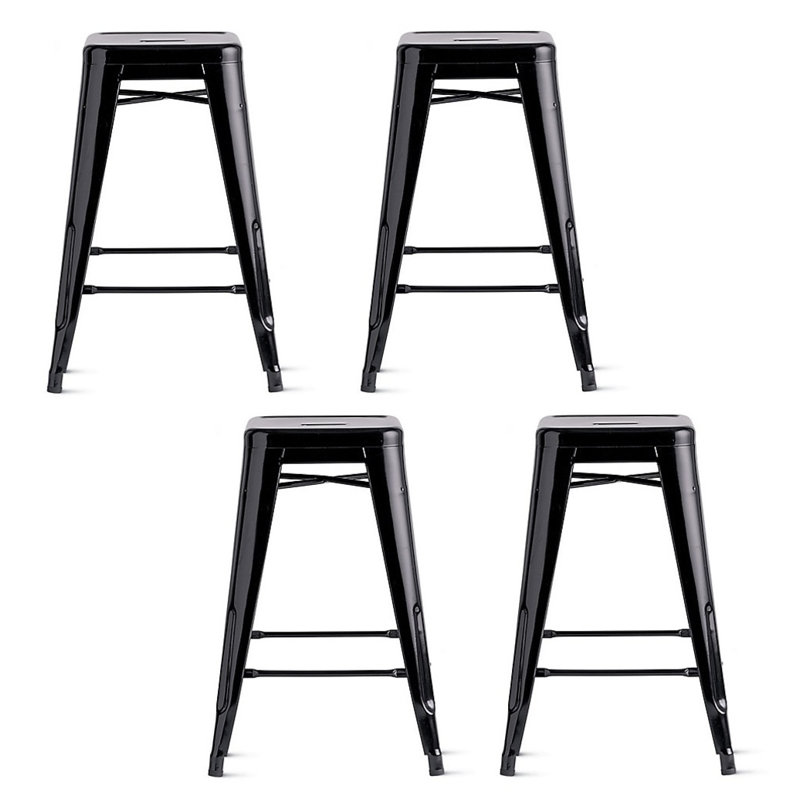 Tabouret, Tabouret de comptoir (assise de 26 po de hauteur), Noir