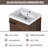 Coryna 18'' Single Bathroom Vanity with Ceramic Top-1211436259-1251919328