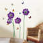 Adhésif décoratif fleurs