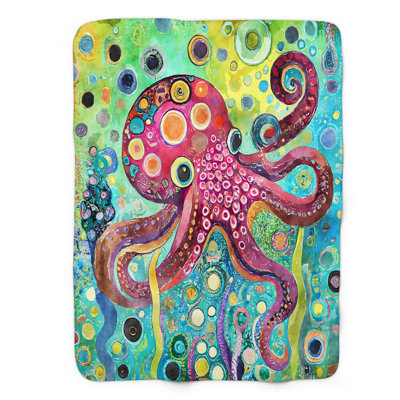 Groovy Tentacles - 1 Piece Premium Blanket