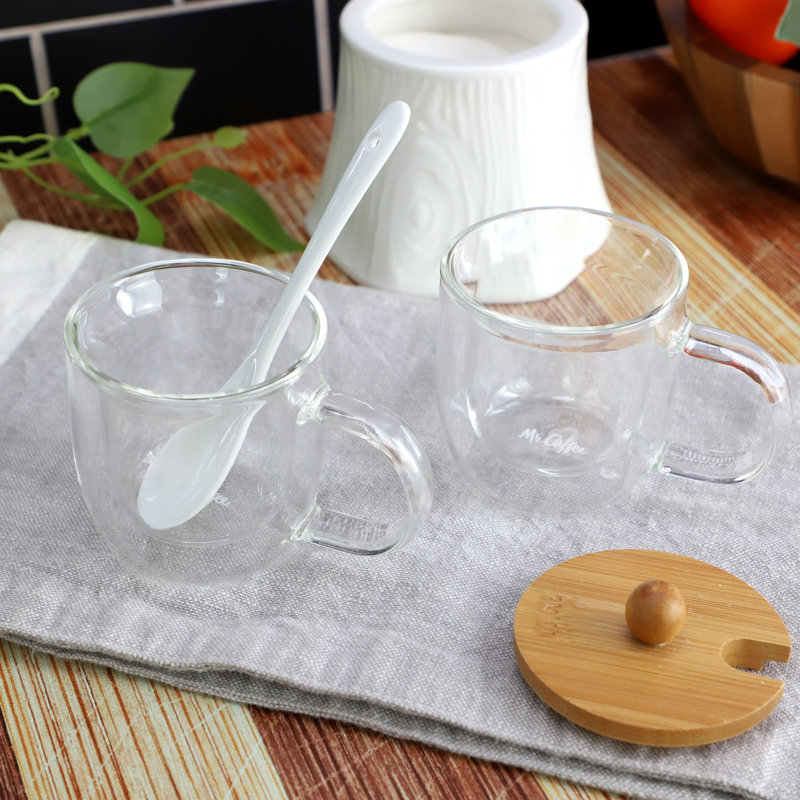 Ensemble de tasses transparentes Gibson Homewares