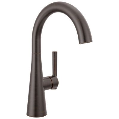 Modern Oil Rubbed Bronze Single Hole Bar Sink Faucet, Single Handle Prep Sink Faucet, Venetian Bronze