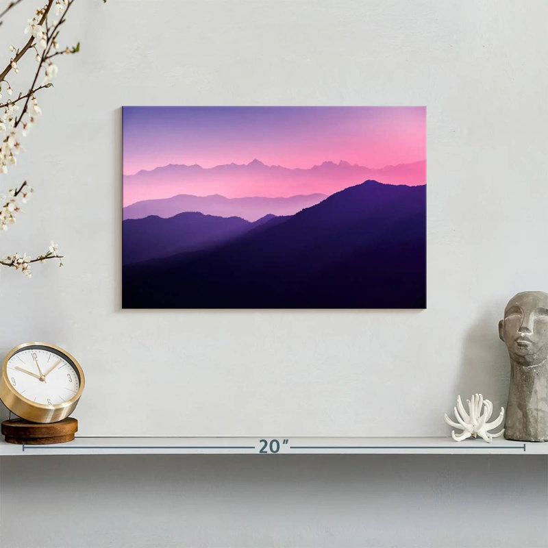 Gradient Mountain, 8" H x 12" W