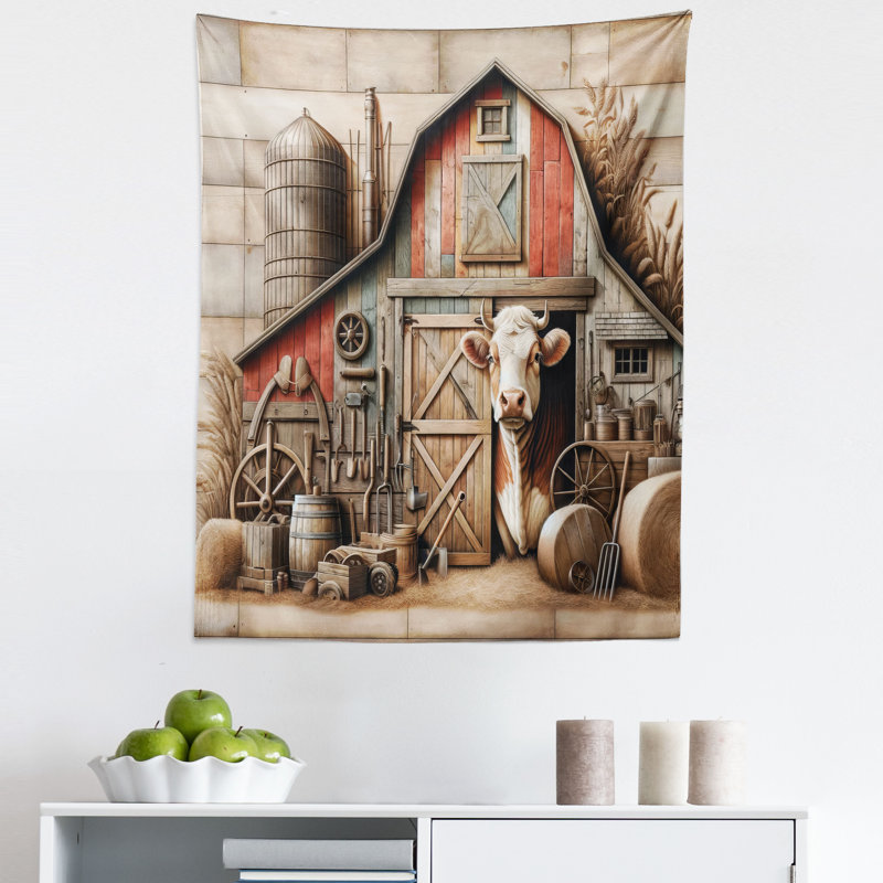 Tapisserie en microfibre, H 28 po x l 23 po