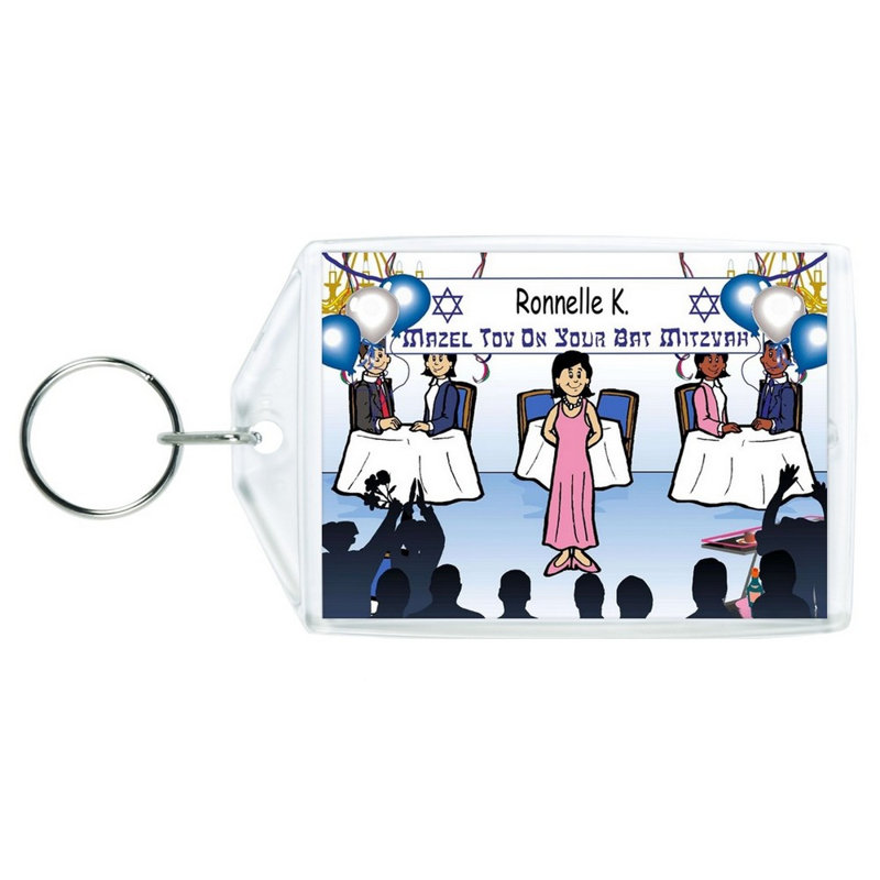 Porte-clés personnalisé Bat Mitzvah, Oui