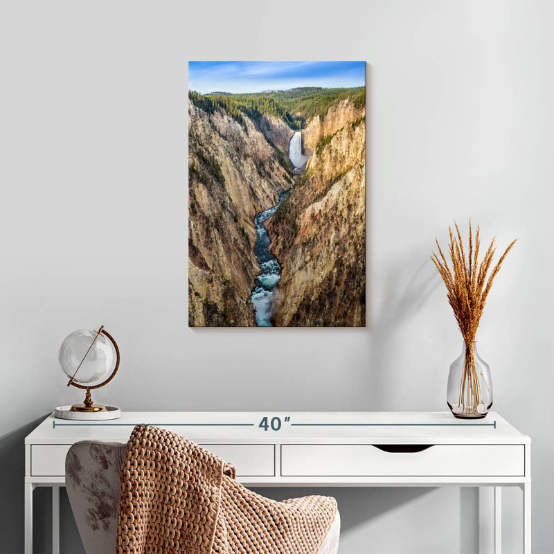 Alvord Yellowstone River Grand Canyon, H 24 po x l 16 po