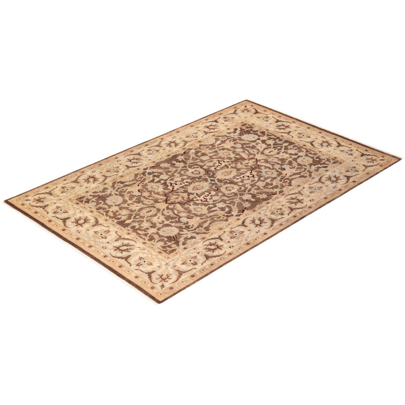 Shamaiya One-of-a-Kind 6' 0" X 9' 2" Hand Knotted Area Rug
