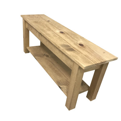 Della Solid Wood Storage Bench