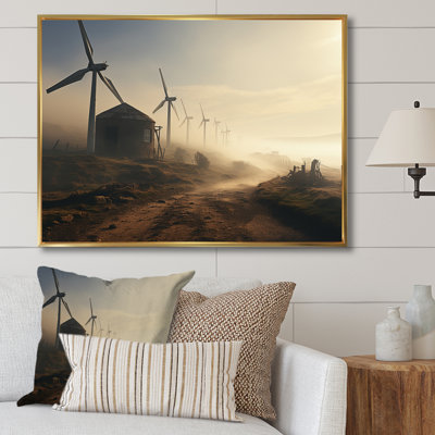 Wind Turbines Whispers I - reproduction d'art sur toile