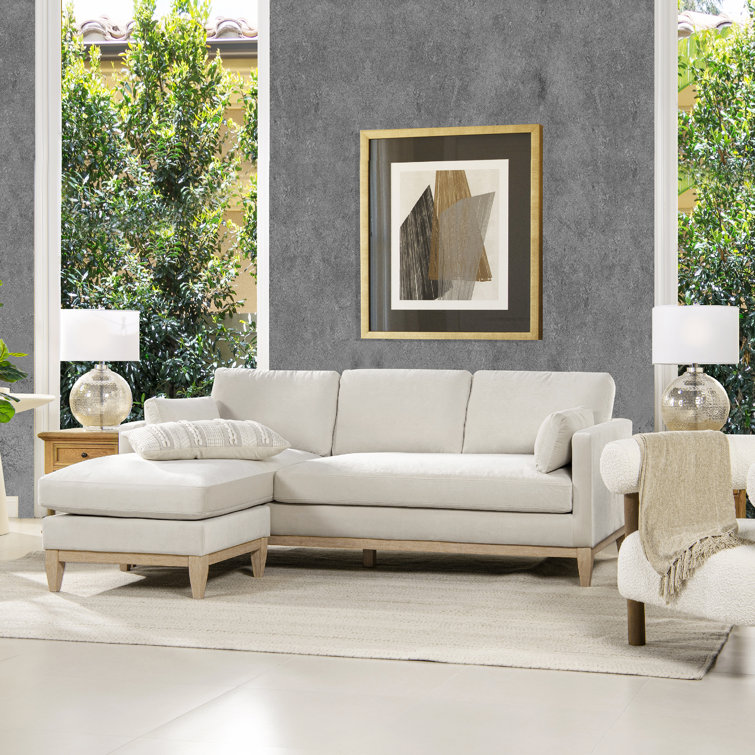 Canapé modulaire à méridienne rembourré 2 pièces Pera