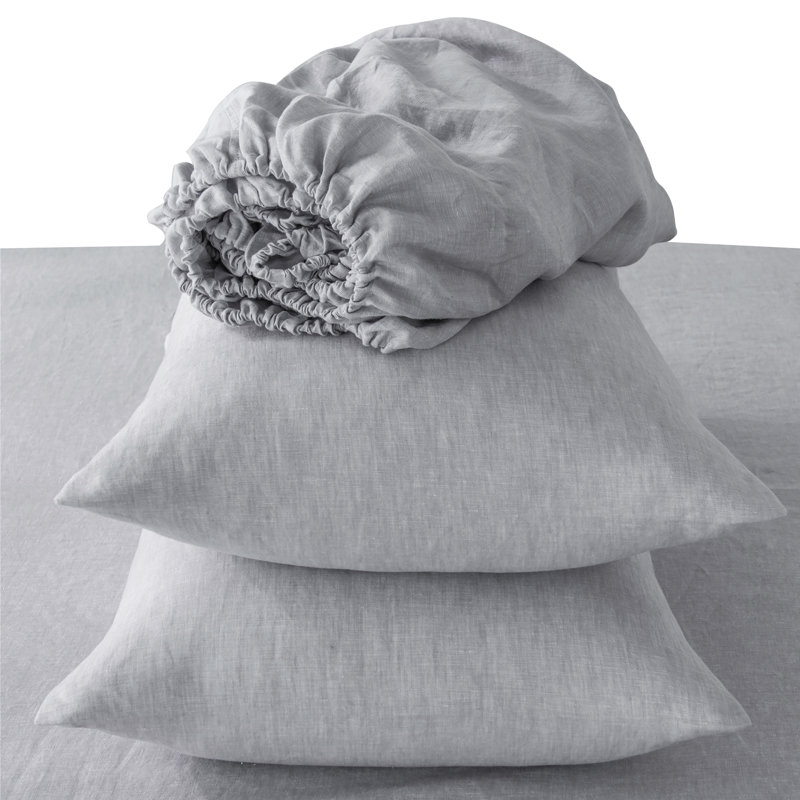 Cal-King Sheet Set Bed Set 4 Pc, Bedding Sheets & Pillowcases, Bed in a Bag, Queen Case Pack + Fitted Sheet + 2 Pillowcases
