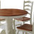 Wisser Oak and Rubbed Off-White 5-Piece Dining Set