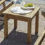 Essential Outdoor Square Teak Side Table