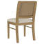 Chaise d'appoint rembourrée, ensemble de 2