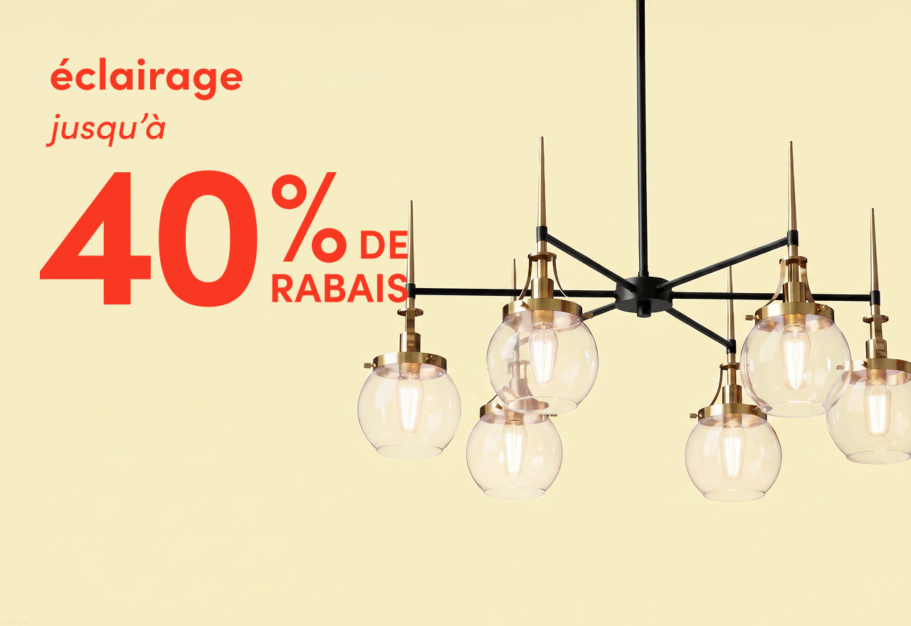 éclairage en solde