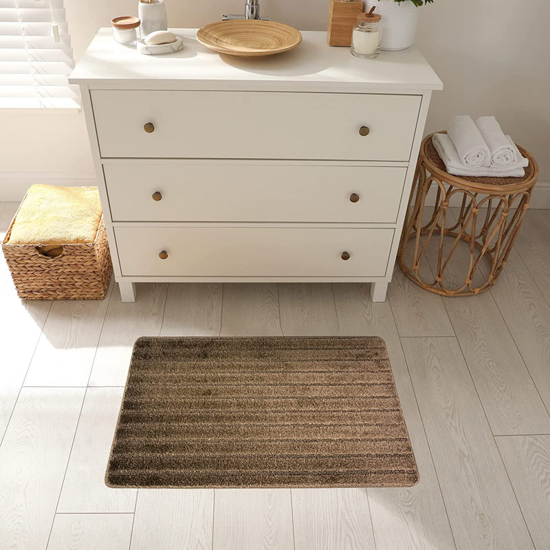 Tapis de cuisine, Rectangle 1 pi 5 po x 2 pi 8 po, Taupe