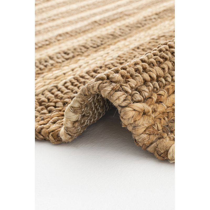 Carli Geometric Hand Woven Indoor / Outdoor Area Rug, Rectangle 4'7" x 6'6"
