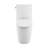 St. Tropez One-Piece 10" Rough-In 1.28 GPF Left-Hand Vortex Flush Elongated Toilet In Matte White-115963959