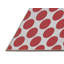 Tapis rouge/blanc à motifs Cummington-93793509