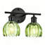 Luminaires de salle de bain modernes 12,2 pouces 3 lumières en noir mat avec abat-jour en verre tulipe vert-1829115037-1837689431-1837689429