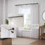 Cambria Designer Series Premium 1-1 / 8 en plus grand diamètre Tringle à rideaux non réglable et supports de designer-99470096-99470097