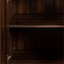 Buffet autoportant avec 4 portes et tablettes ouvertes - Vaste espace de rangement pour la chambre à coucher, le salon, la salle à manger en noyer, le bureau facile à nettoyer