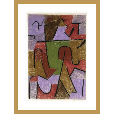 «Indianisch» par Paul Klee - estampe numérique encadrée