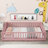Platform Slat Bed with Door and Fence-96694410-117168847