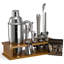 Ensemble de bar à cocktail en acier inoxydable 18 pièces