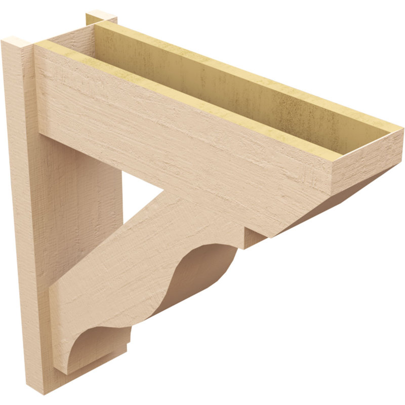 Bois de cèdre brut Funston Slat, H 26 po x l 8 po x P 26 po