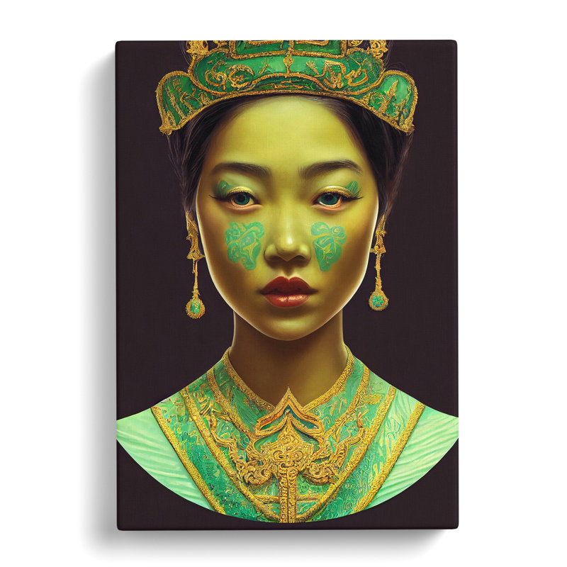 The Flourishing Woman - Wrapped Canvas Print, 50cm H x 35cm W x 3cm D