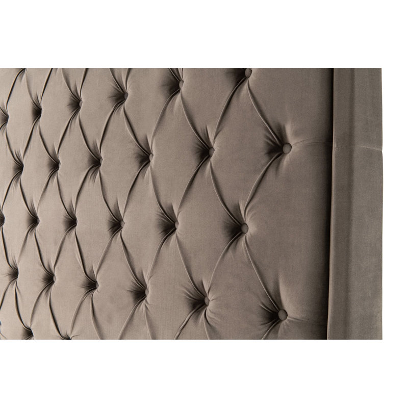 Ayon Upholstered Bed, Double (4'6)