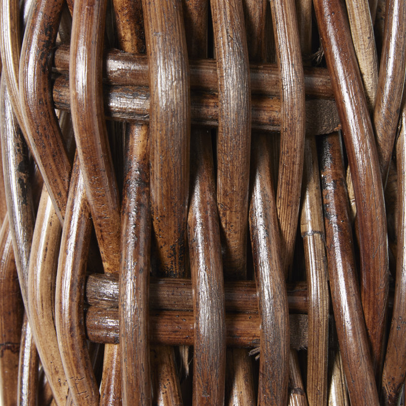 Kingston Oval Rattan Mirror