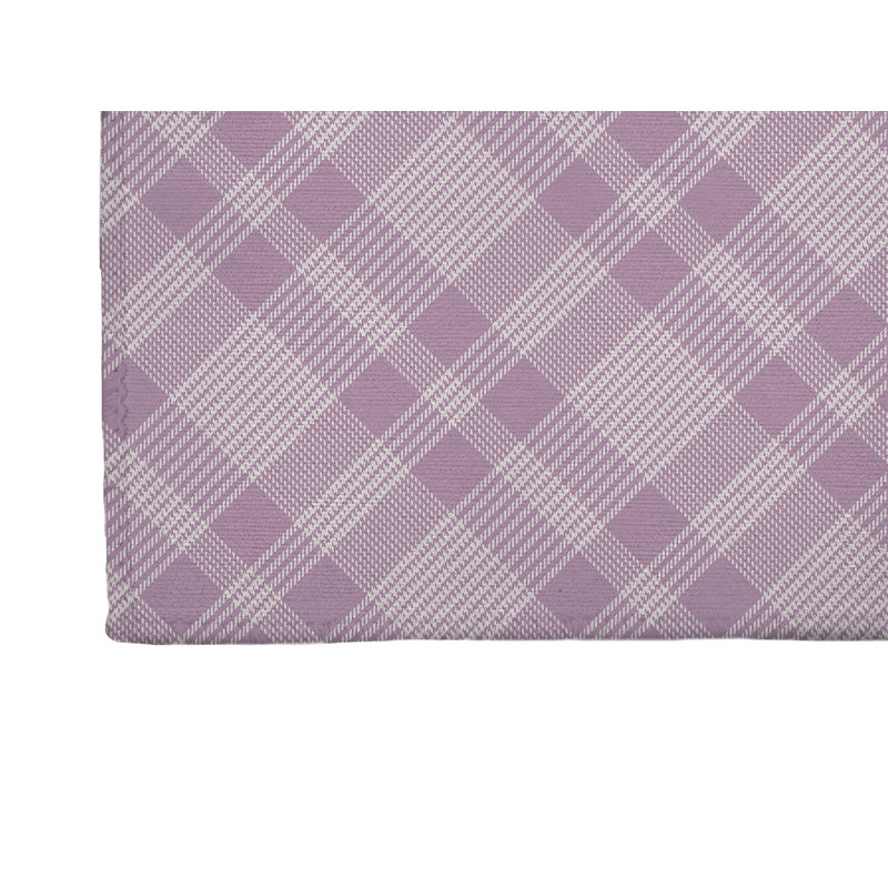 Lily Tartan Non-Slip Outdoor Rug, Rectangle 3' x 5'