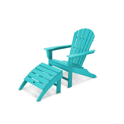 POLYWOOD South Beach Adirondack 2-Piece Set