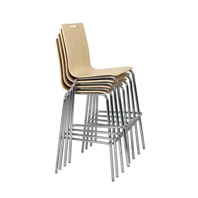 Tabouret de bar Alexis, paquet de 4, Crème, crème